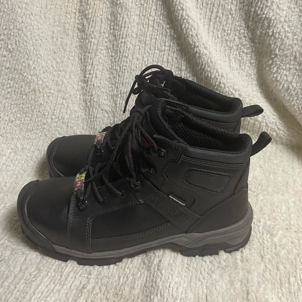 Avenger Ripsaw Work Boots Black waterproof Composite toe EH men’s SZ12M